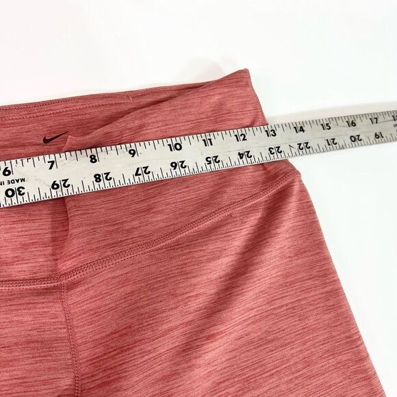 Nike Leggings Womens Medium Mid Rise Compression Pink Athletic Pants - Picture 6 of 11